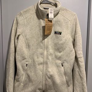 L.L Bean zip up sweater